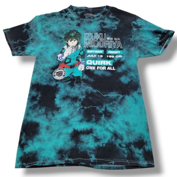 My Hero Academia Shirt Size Small Funimation Anime Izuku Midoriya Graphic Print - Picture 1 of 6